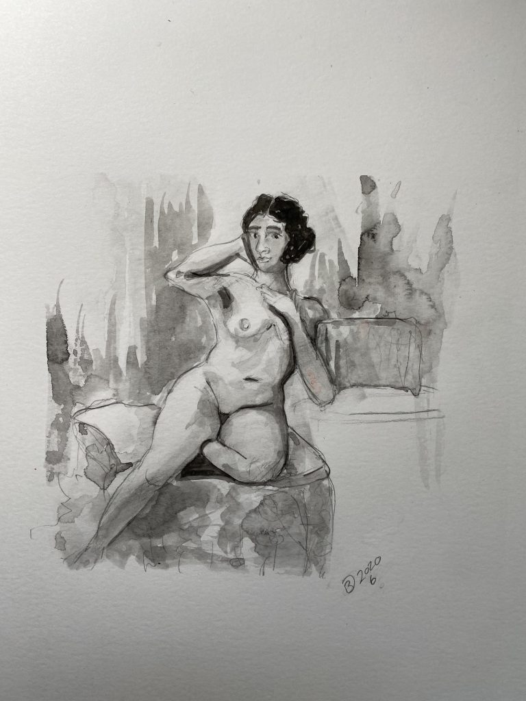 woman posing